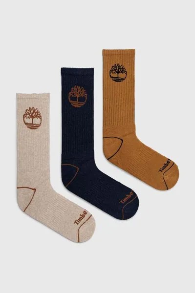 3 штуки носков Timberland, мультиколор