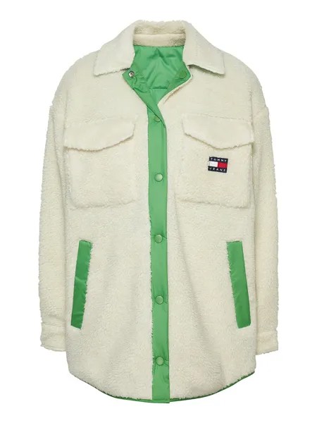Межсезонная куртка Tommy Jeans, зеленый