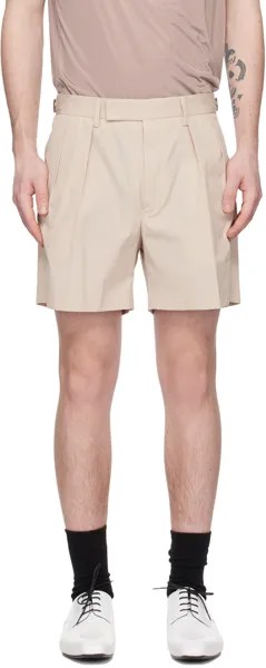 Бежевые шорты с узлом Dries Van Noten