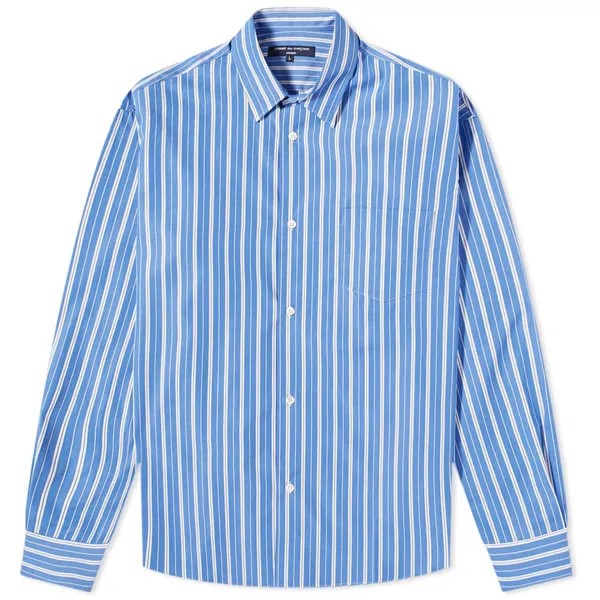 Рубашка Comme des Garçons Homme Back Logo Striped Shirt