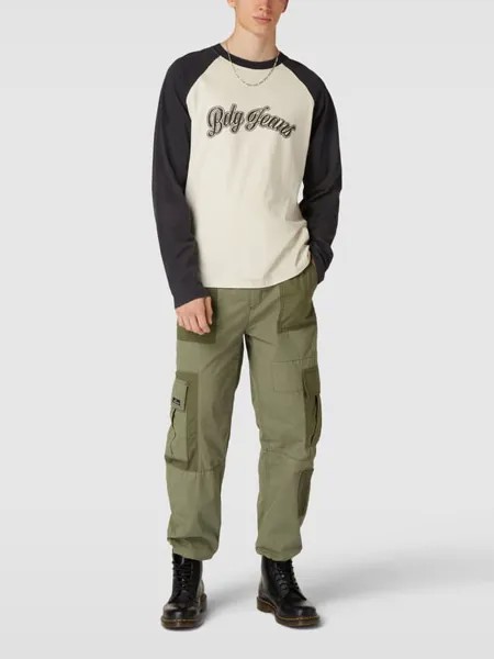 Лонгслив с мотивным принтом, модель «РЕГЛАН» BDG Urban Outfitters, молочный
