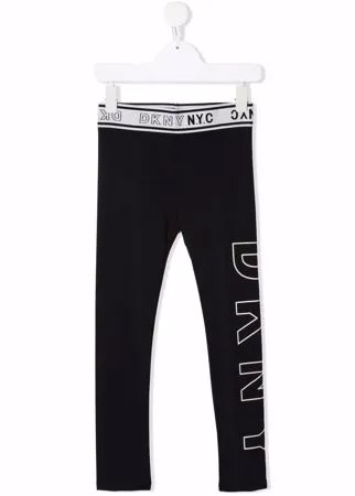 Dkny Kids легинсы с логотипом