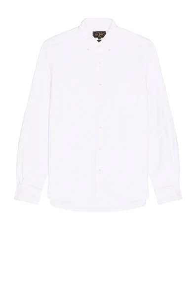 Рубашка Beams Plus B.D Oxford, белый
