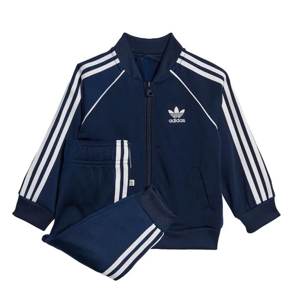 Обычный спортивный костюм Adidas Adicolor, морской синий