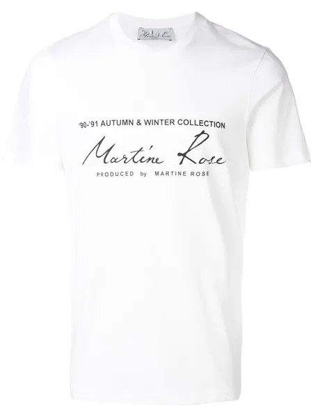 Martine Rose printed logo T-shirt