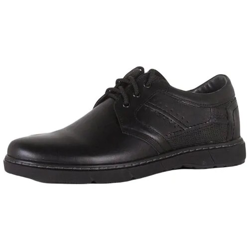7572 black Полуботинки мужские Meridian