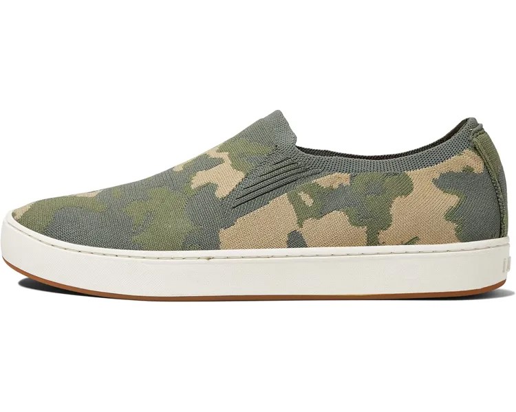 Кроссовки Eco Bay Knit Sneaker Slip-On L.L.Bean, камуфляж «глубокий мох»