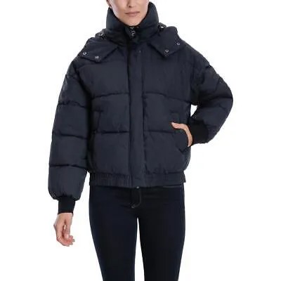Женское стеганое зимнее пуховое пальто Lucky Brand с воротником-стойкой