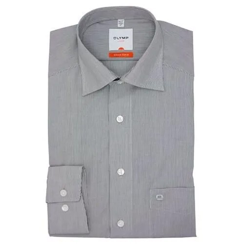 Рубашка OLYMP, размер 38, серый