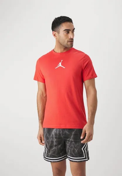 Спортивная футболка JUMPMAN CREW Jordan, цвет lobster/dune red