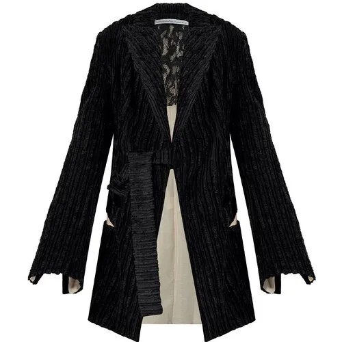 Пиджак Alessandra Marchi, средней длины, размер 44, черный