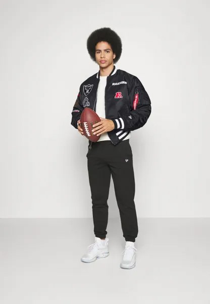 Спортивная куртка Nfl X Alpha Industries Oakland Raiders Ma-1 Bomber New Era, черный