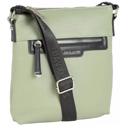 Сумка кросс-боди женская David Jones 6745-1-DD-L-GREEN, зеленая
