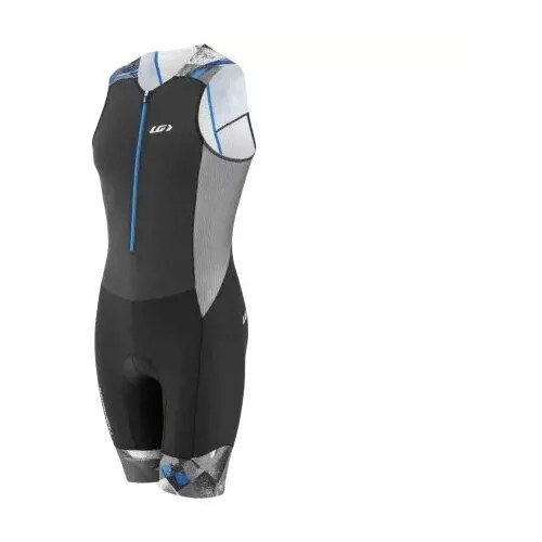 Louis Garneau Pro Carbon Suit Blk/mult / Мужской стартовый костюм без рукавов (S)