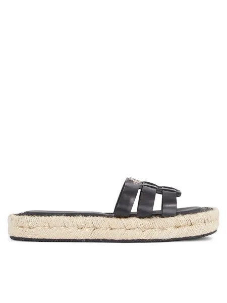 Эспадрильи Authentic Flat Tommy Hilfiger, черный