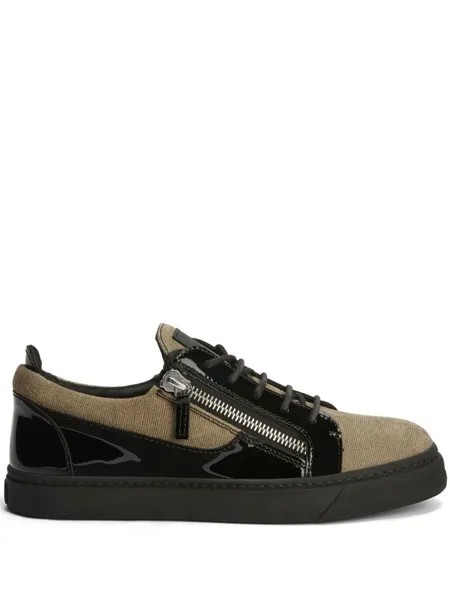 Кроссовки Giuseppe Zanotti With Inserts, черный/коричневый