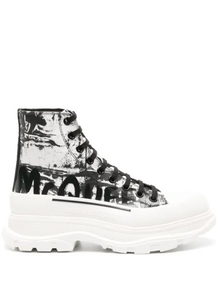 Alexander McQueen ботинки Tread Slick, черный