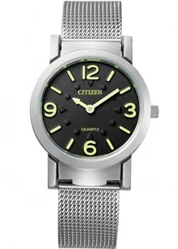 Японские наручные  женские часы Citizen AC2200-55E. Коллекция Basic