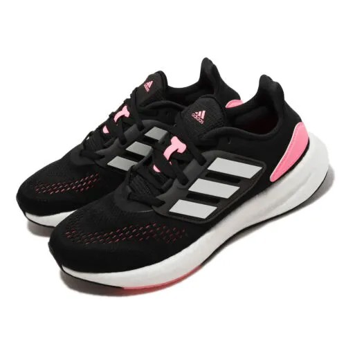 Adidas Pureboost 22 W Черный Белый Розовый Женская спортивная обувь для бега Sneaker HQ1458
