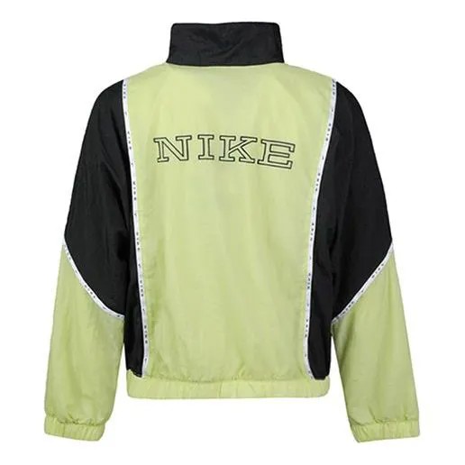 Куртка спортивная тканая куртка зеленая Nike, зеленый