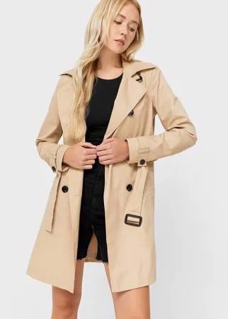 Stradivarius Базовый Тренч Цвет Камня S