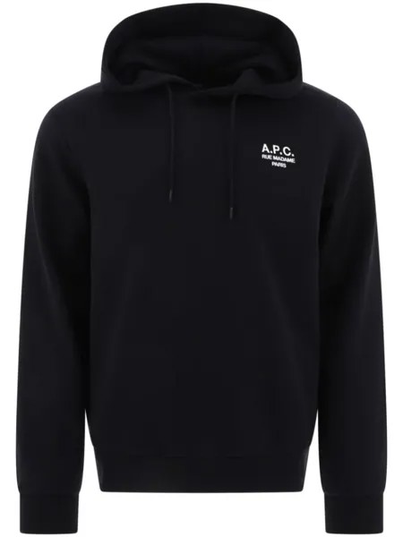 A.P.C. оскар хлопковая толстовка с капюшоном, черный