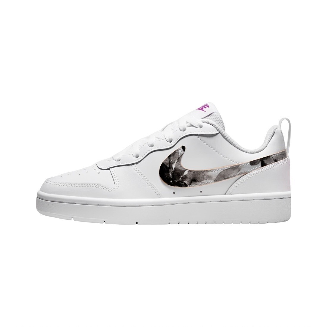 Кроссовки Nike Court Borough Skateboarding Shoes Women's Low-top Black/white, черный/белый