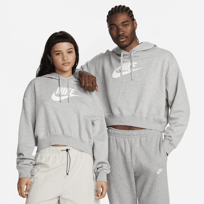Худи Nike Sportswear Club Fleece, серый/белый