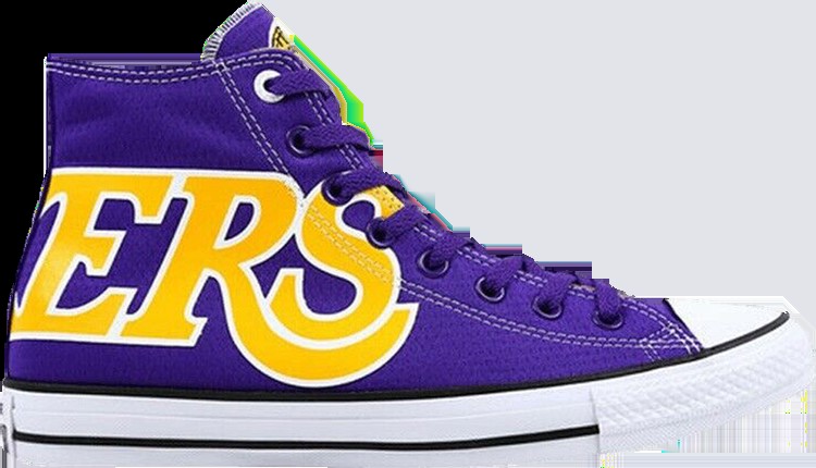Кроссовки Converse Chuck Taylor All Star SE High GS Los Angeles Lakers, фиолетовый