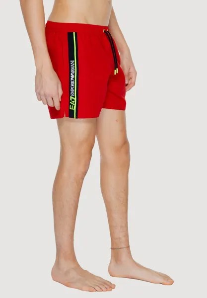 Шорты для плавания EA7 Emporio Armani, красные