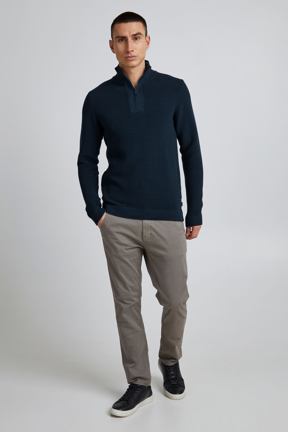 Пуловер !SOLID Strickjacke, синий