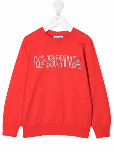 Moschino Kids толстовка с логотипом
