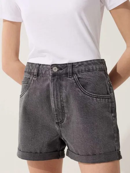 Джинсовые шорты Mum-Fit Ovs, цвет dark grey