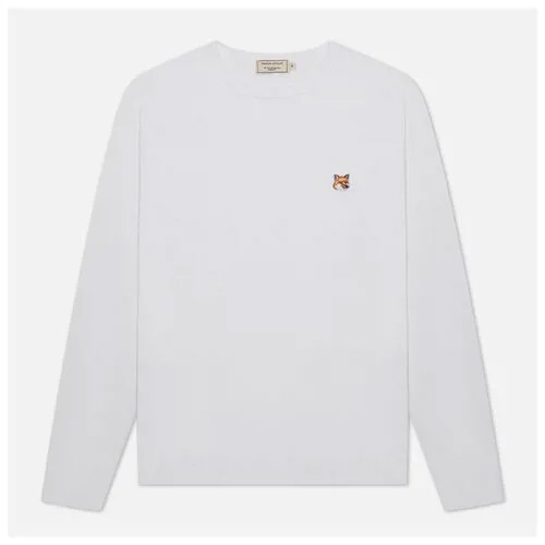 Мужской лонгслив Maison Kitsune Fox Head Patch синий , Размер S