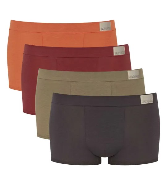 Боксеры Sloggi Boxershort 4 шт, цвет Braun Mix