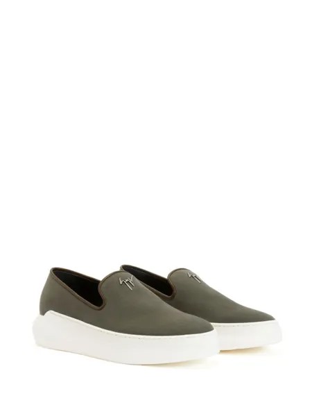 Giuseppe Zanotti кроссовки Conley с логотипом, зеленый