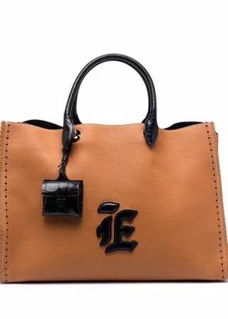 Ermanno Scervino сумка-тоут с нашивкой-логотипом