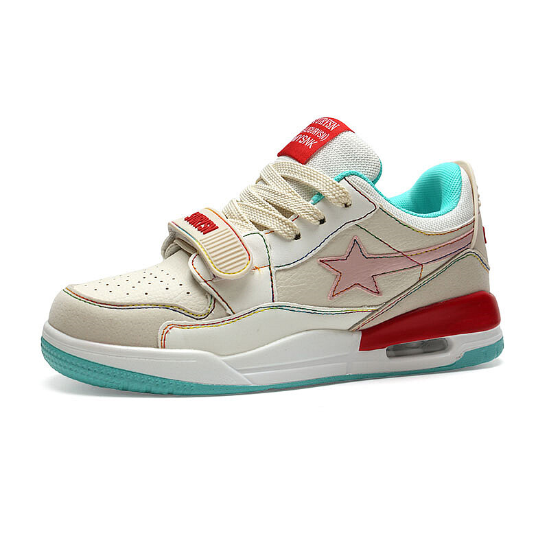 Кроссовки STUR YSN Skateboarding Shoes Unisex Low-top, белый/синий/красный