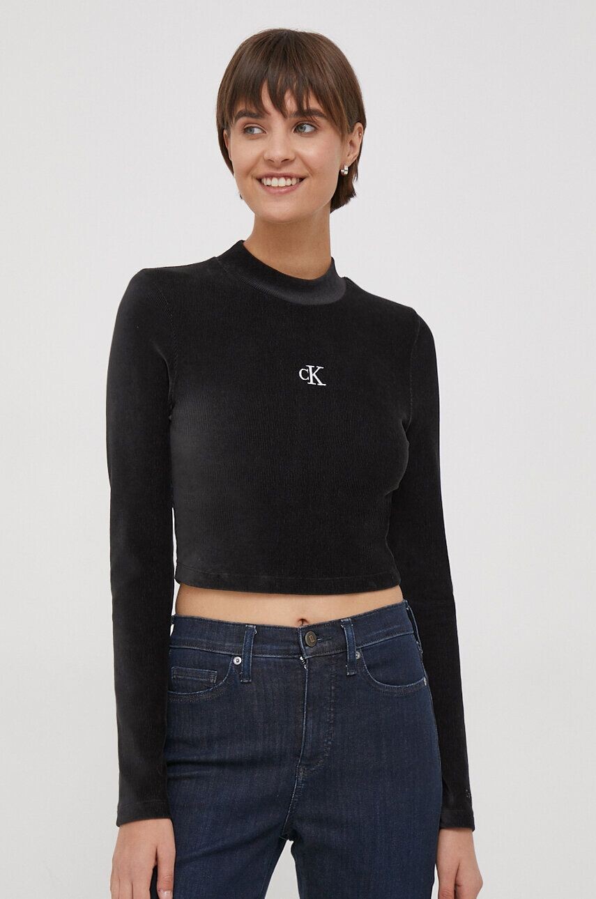 Рубашка с длинными рукавами Calvin Klein Jeans, черный