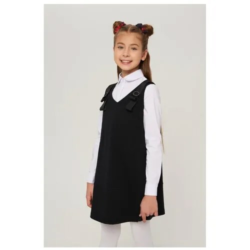 Школьное платье INFUNT, размер 134, черный