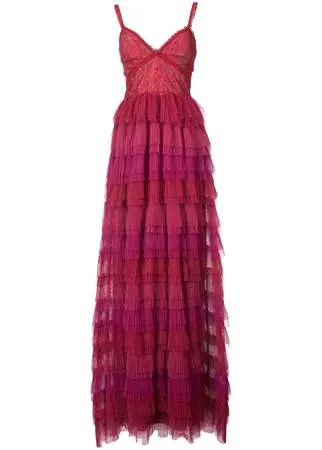 Marchesa Notte кружевное вечернее платье