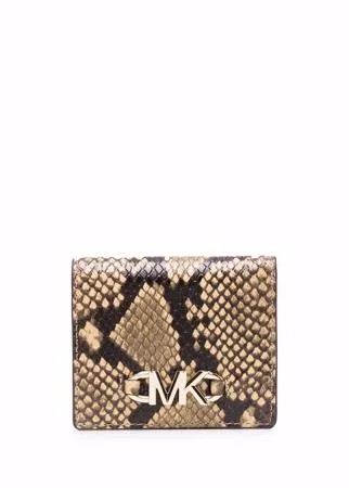 Michael Michael Kors кошелек со змеиным принтом