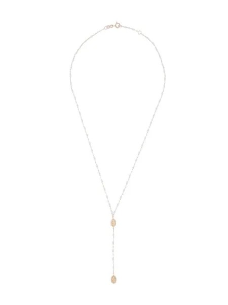 Gigi Clozeau колье Madone Charm Classic Rosary Gigi из розового золота