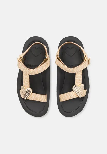 Босоножки на платформе Love Moschino, разноцветные