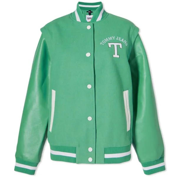 Куртка Letterman на молнии с открытыми рукавами Tommy Jeans