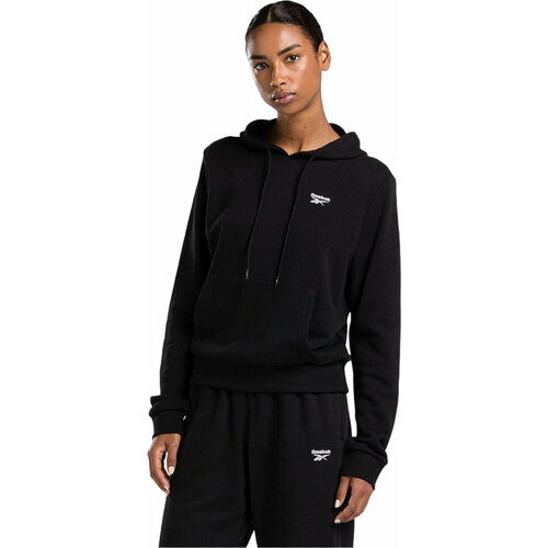 Худи спортивное Reebok, размер XXS INT, , чёрный