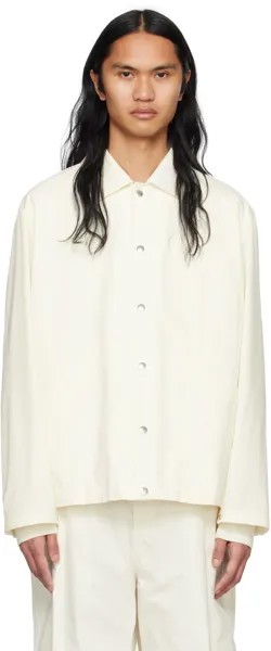 Белая легкая куртка Jil Sander