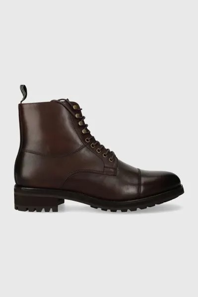 Кожаные туфли Bryson Boot Polo Ralph Lauren, коричневый
