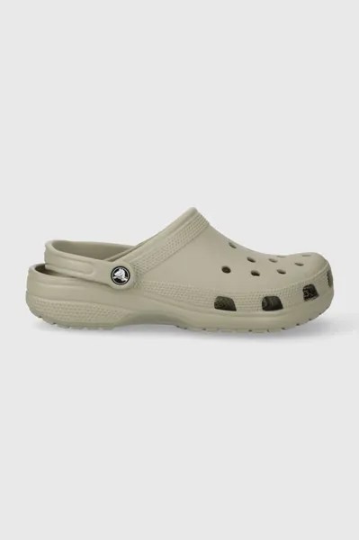 Классические шлепанцы Crocs, серый