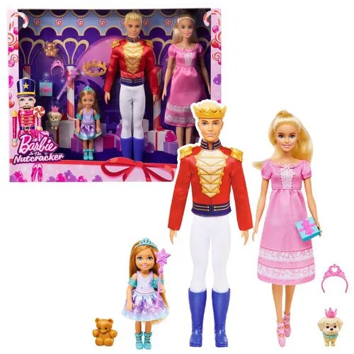 Игровой набор Барби Барби и Кен Щелкунчик и фея Челси Barbie GXD61